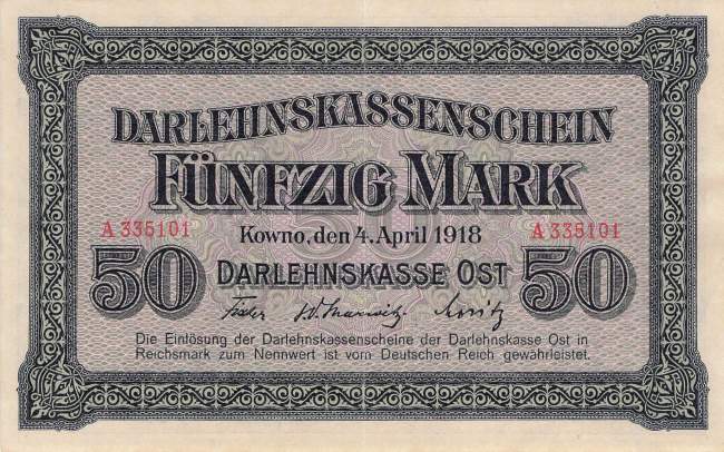 ro. 469 A 50 Mark 1918